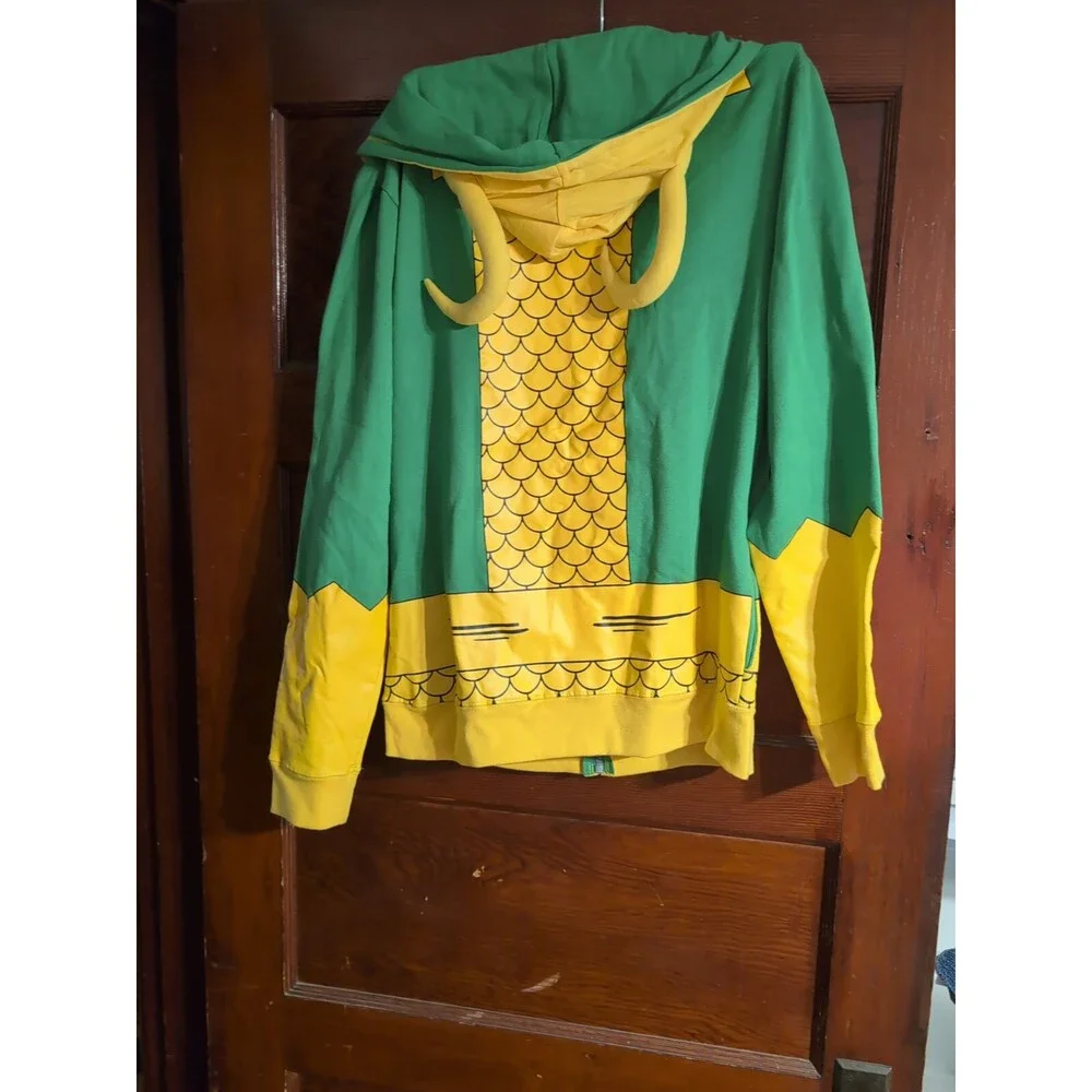 XX15 Marvel Aqua Man Zip Up Men's Costume Jacket